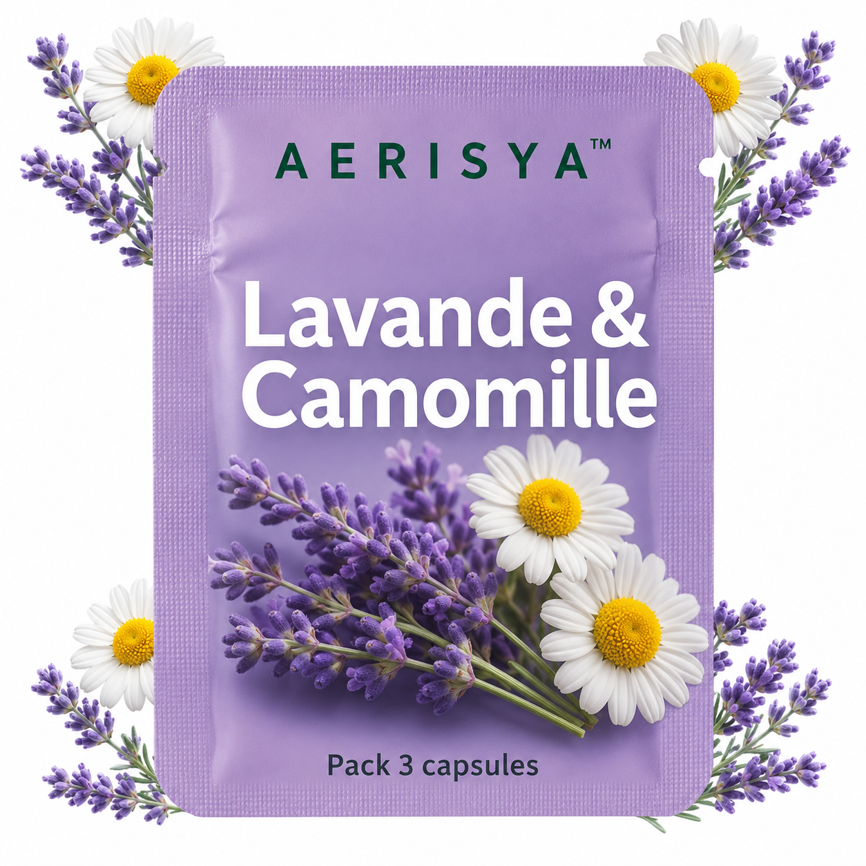 Recharges Aerisya — Pack de 3 Capsules Aromatiques